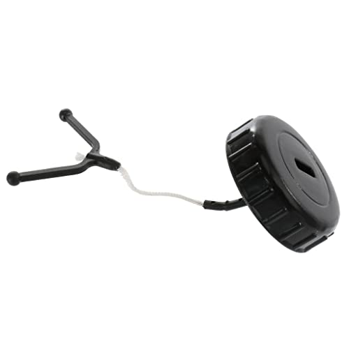 Tapón de combustible Milageto para motosierra y cortacésped con tapa de aceite de plástico