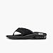 Reef Fanning Womens Bottle Opener Flip Flop, Arch Support, Durable Outsole, Water Friendly, Black, 8