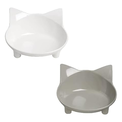 Rapsrk Cat Food Bowl, Anti-Skid Base, Non-Toxic Material, Dishwasher Safe, 14.5cm Diameter Cover