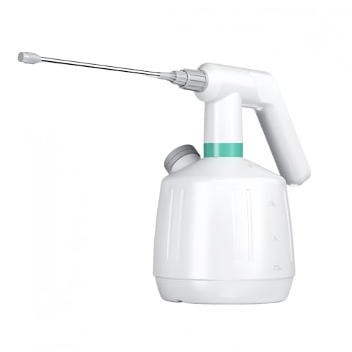 Kefeng 霧吹き 電動噴霧器 じょうろ 側面給水口&延長ノズル 2L 大容量 Type-C充電 ウォータースプレー 2.5時間連続使用可能 蓄圧しなく 電動じょうろ 電動スプレー オシャレ 便利 家庭用 小型 園芸 水やり 除草 消毒 掃除 噴霧 (2