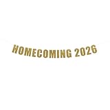 Homecoming 2026 banner - HOCO banner, School Homecoming Decoration,School dance Hanging letter sign (Customizable)