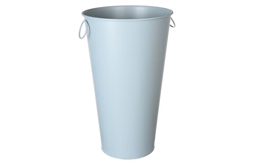 HERSIG - Paragüero Original | Paragüeros de Estilo Moderno en Metal para Paraguas Largos de Color Azul 28,3dx47cm
