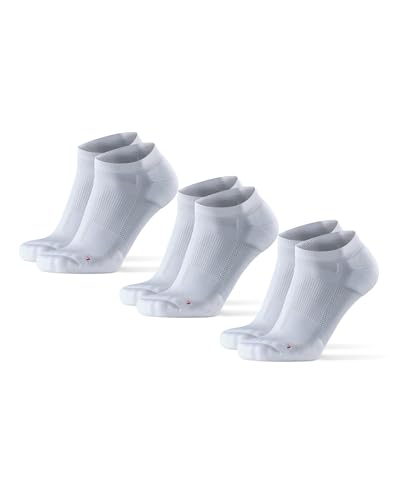 DANISH ENDURANCE Running Socks For Long Distances, Ankle Sports Socks, Cushioned & Breathable, Anti-Blister & Sweat Wicking, for Men & Women, Unisex, 3 pack
