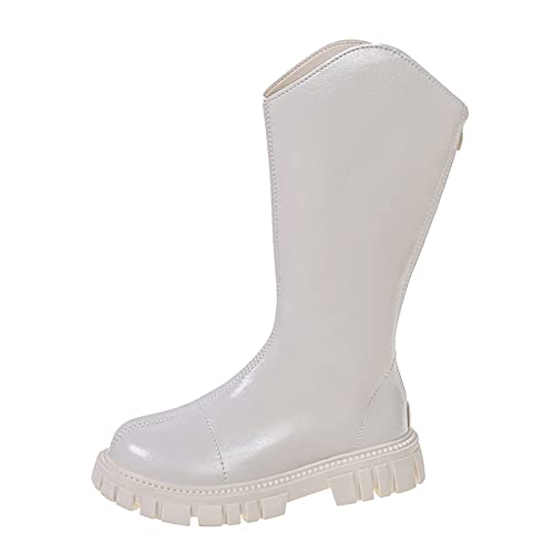 Fashion Autumn And Winter Children Boots Girls Mid Boots Thick Soled Platform Non Slip Solid Toddler Girl Size 6