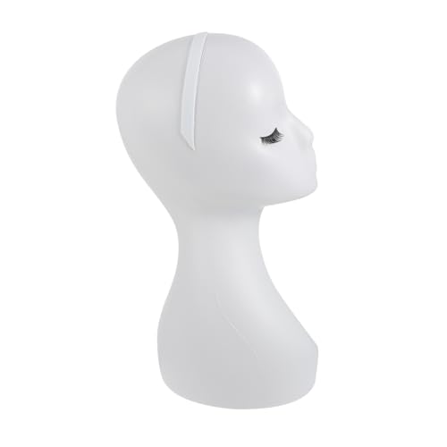 Healeved Swan Head Model Display Stand Wig Hat Glasses Headpiece Display Salon Use Practice Tool