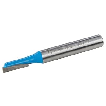 Dapetz 6,35 mm skaft rak metrisk skärare router bitar