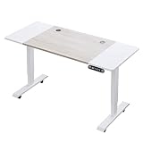 bilbil 55 x 24 Inches Electric Height Adjustable Standing Desk, Smart Home Office Stand Up Desk - Me