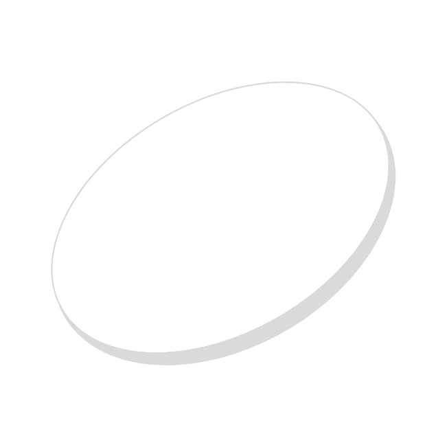 Sign Print Lab Cake Board Display Round Shape for Anniversary OR Birthday 5 MM Thick Acrylic (7 Inch, White Acrylic)