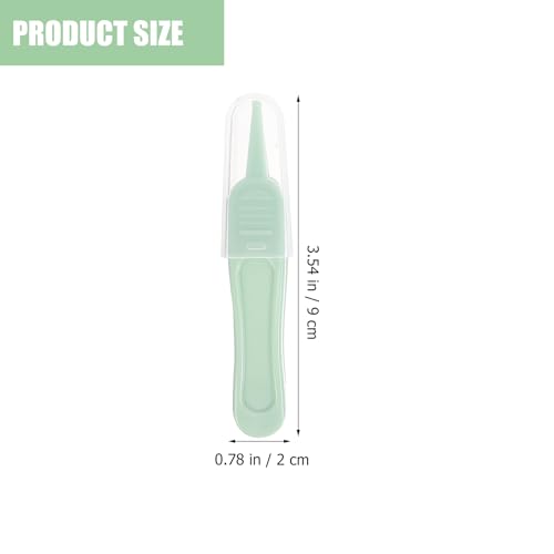 Image of LALAFINA Baby Nose Cleaner Precision Tweezers with Round Soft Tips Infant Booger Remover for Safe Nasal Care and Comfortable Breathing
