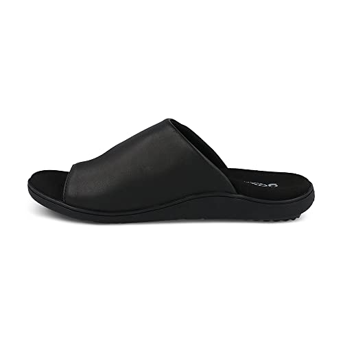 Gravity Defyer Men's GDEFY Etztal Leather Sandal - US - VersoShock Proven Performance Orthotic Slides3