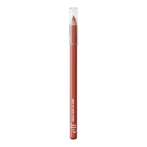 Image of e.l.f. Cream Glide Lip Liner, Highly Pigmented Pencil for Shaping & Sculpting Lips, Semi-Matte Finish, Vegan & Cruelty-Free, Mocha Move