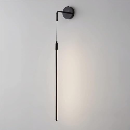 Long strip light indoor noir applique de lit pour lecture nocturne chambre cocoon