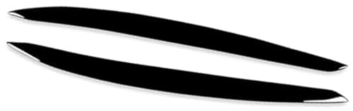 Paupières de phare noir brillant pour Golf 7 Mk7 2013-2018 extension de capot