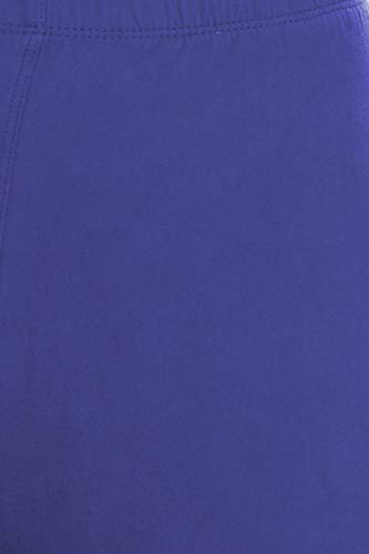 Image of Leggings Depot Women's High Waist Leggings Soft 1 inch Waistband Solid Pants - Regular, Plus, 1X3X, 3X5X