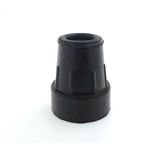 Lifeswonderful® - 4 Stück Strapazierfähige Schutzkappen 19mm Gummifuß für Krücken/Gehstöcke