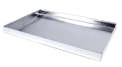 Prestivio Aschekasten für Gartengrill Grillzubehör wetterfest hitzebeständig langlebig passend BBQ Holzkohle Gasgrill einfache Reinigung stabil 60x40 cm