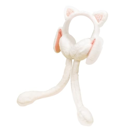 Orejeras de invierno para niñas Beavorty con forma de conejito infantil