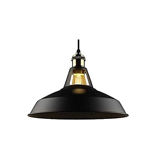 Lámpara de aluminio de aleación negra con casquillo vintage E27 para porche