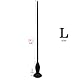282mm Harnröhrenvibrator Männer Penis Plug,Dilator Harnröhre Vibration mit Saugnapf,Prostata Vibration Männer Dilatatoren mit 10 Vibratoren Modi,Katheter Harnröhre Mann Masturbator Penis Vibrator (L)