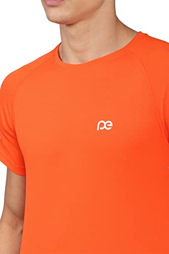 Image of Peter England Men's Polyester Printed Regular Fit Polo Shirt
