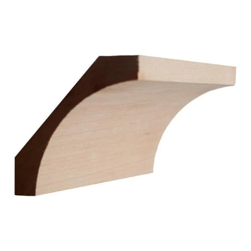 EWCR40 Cove Crown 3/4" x 3-3/4" Unfinished 2-5/8" High x 2-1/2" Deep, Poplar, 94"