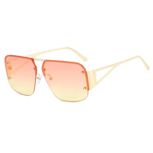 Lunettes de soleil contre l'éblouissement surdimensionnées en métal conduite et voyage