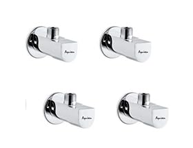 Aquieen Full Brass Heavy Angle Stop Valve with Wall Flange (4) (B07RRHC1WS) Amazon Price History, Amazon Price Tracker