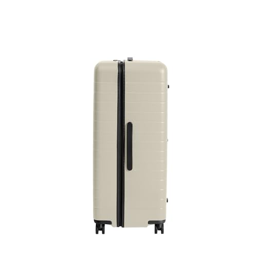 Image of Away Trunk Checked Luggage - 31-Inch Lightweight Hardside Suitcase with 360 WhisperGlide Spinner Wheels, Interior Compression System, TSA-Accepted Lock - Salt White Matte