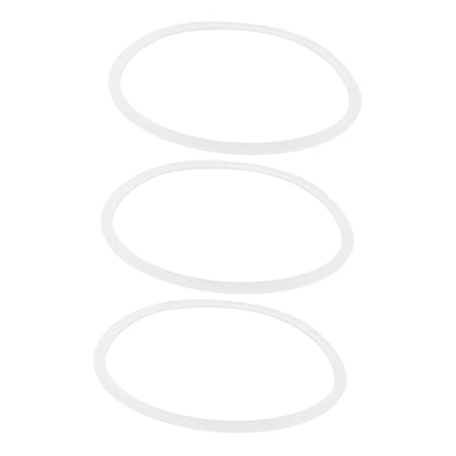 MUCKLILY 3 Piezas Anillos de Sellado de Silicona para Tapas de Fiambreras Japonesas Resistentes Altas Temperaturas Sellado para Contenedores