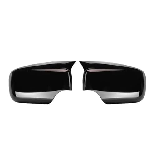 Autocollant voiture coque rétroviseur BMW E46 E39 noir brillant LHD