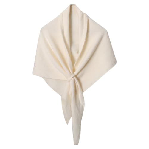 Women's Solid Color Shawl, Knitted Sweater Shawls, Knotted Cardigan Cape, Soft Triangle Shawl Wrap Poncho for Travel