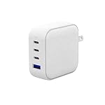 BoxWave Charger Compatible with Panic Playdate - PD miniCube (100W), 100W 3 PD Port Wall Charger International - Winter White - Image 2