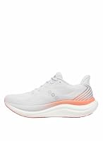 Saucony Women's Triumph 23 Sneaker, White/Wistful, US 8