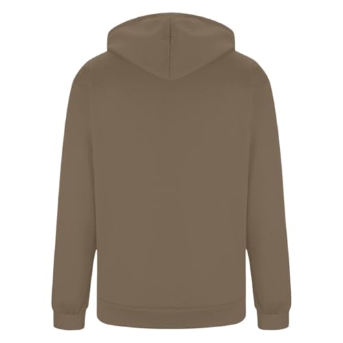 Men Hoodie Sherpa Lined Pullover Long Sleeve Sweatshirts Hoodies Warm Tops Casual Solid Color Fall Winter Clothes3