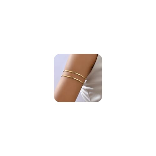 Gold Arm Cuff for Women Gold Arm Cuff Upper Arm Layered Arm Bangle Bracelet Armband Armlet Greek Goddess Costume Accessories Halloween Costumes Women 2025