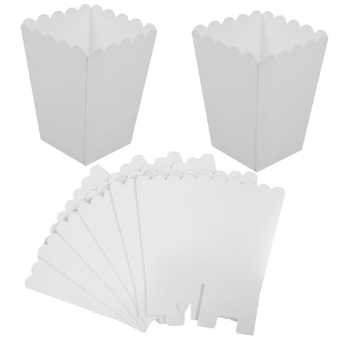 Garneck 40pcs Mini Popcorn Boxes Disposable Paper Snack Containers Movie Night Theater Popcorn Holders