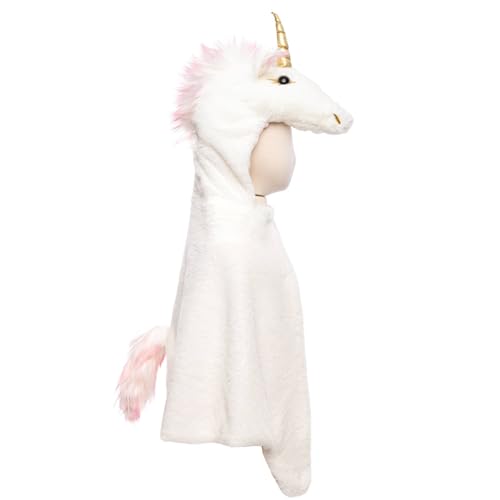 Great Pretenders - Disfraz infantil de capa de unicornio, blanco, 4 años