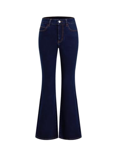CIDER Women Stretchy Flare Leg Jeans Fashion Denim Pants