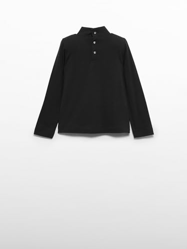 Abel & Lula Knitting Turtleneck for Girls Black2