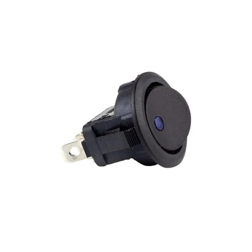 Interrupteur à bascule LED bleu 12V 220V étanche pour voiture et tableau de bord 4 pièces