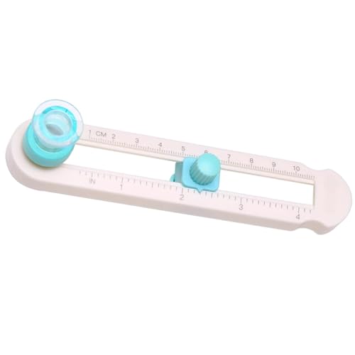 rockible Cortador Circular para Manualidades de Papel, Cortador Circular, Cortador Circular de Papel, Cortador Circular Giratorio para Tarjetas de Felicitación, Cortador de círculos