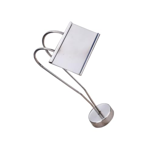 FUNOMOCYA 1pc Silver Paper Clips Menu Table Holer Photo Holders Paper Clip Holder