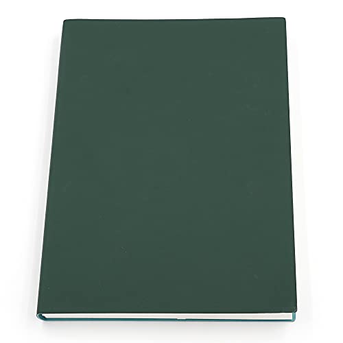 Carnet de notes A4 en cuir souple vert pour organiser vos projets et dessins au bureau