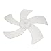 Housoutil Universale di Ricambio In Plastica Pala Del Ventilatore: 2Pcs 5 Foglie Fan Lame- 16 Pollici Elettrico Stare In Piedi Ventilatore Accessori- Di Plastica Trasparente Box Pale Del