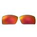 Walleva Replacement Lenses for Oakley Eyepatch 2 Sunglasses - Multiple Options Available (Fire Red)
