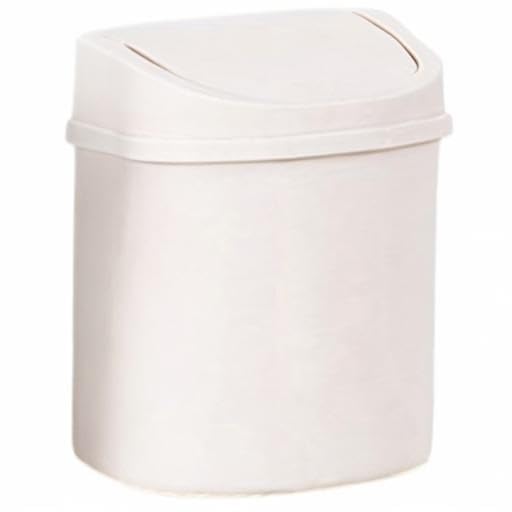 Miniatura 10 de Basurero de cocina, cesta de basura de mesa con tapa, cubo de basura multifuncional para restaurante, pequeño cubo de basura para baño, cubo de