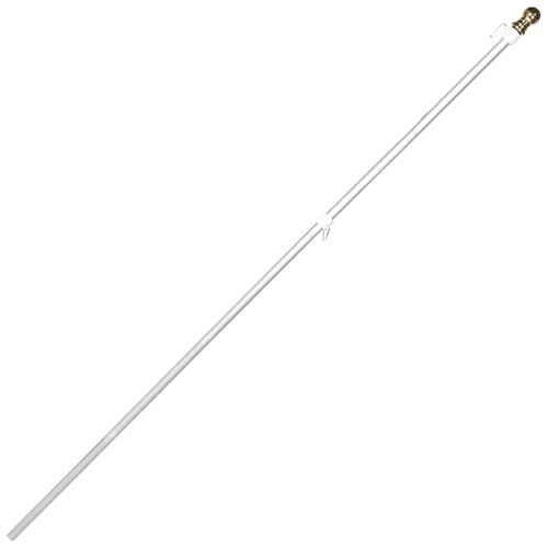 Support de drapeau rotatif anti-enroulement en acier solide 1,9M