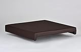 animal-design Klemm-Kissen mit 2 Leisten 33cm Klemmtiefe weiches Sitz-Kissen für Sitz-Bank beige braun ca. B 40cm x T 33cm / 38cm x H 6cm, Farbe:braun