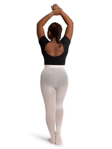 Capezio 1825-BPKSM Womens Studio Basics Footed Tights, Ballet Pink thumb #3