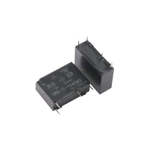 Relais SRB-S-124DM2 24V 5A avec boîtier 4 broches pour maintenance